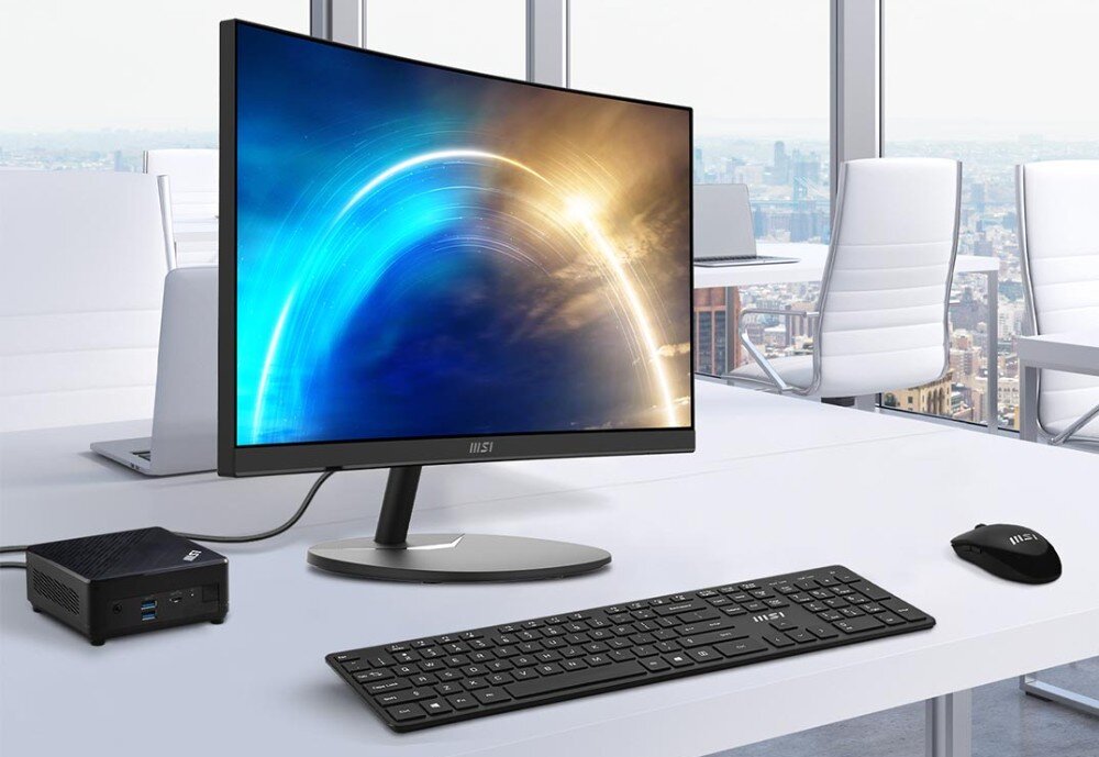 Monitor MSI Pro MP2412C 23.6 1920x1080px 100Hz 1 ms [MPRT] Curved porty złącza podłączenie