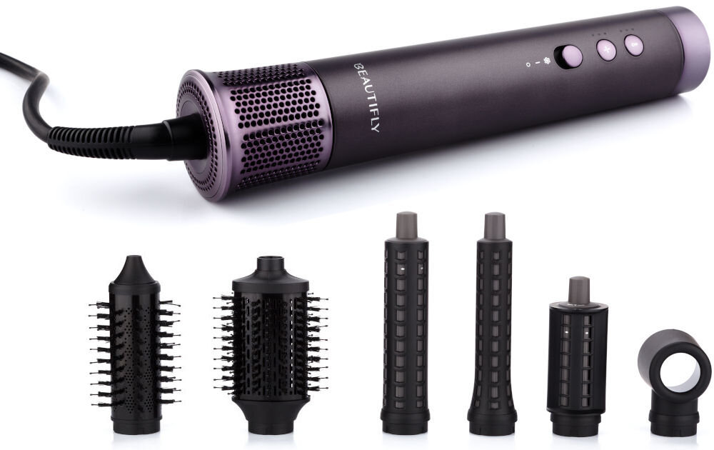 Suszarko-lokówka BEAUTIFLY Multi Styler Hair Flow Pro elementy zestaw nakładki