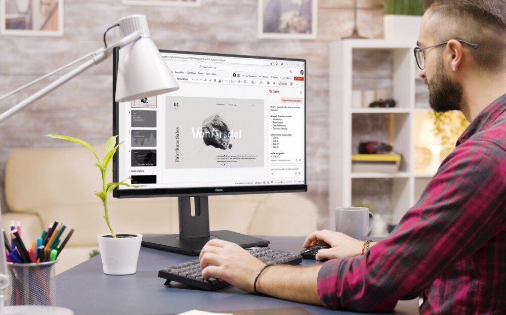 Monitor IIYAMA ProLite XUB2493HS-B6 23.8 1920x1080px IPS 100Hz 0.5 ms [MPRT] opis