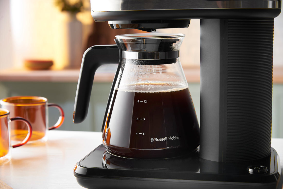 Ekspres RUSSELL HOBBS 26840-56 Attentiv Czarny świeża parzona kawa czarna obudowa kolor kolorystyka stal nierdzewna moc