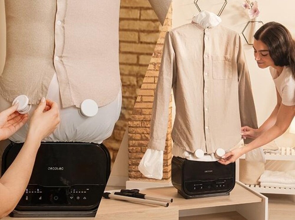 Prasowalnica CECOTEC IronHero 1200 suszenie i prasowanie, równomierny nadmuch, wygładzanie tkanin, ułatwienie codziennego przygotowania