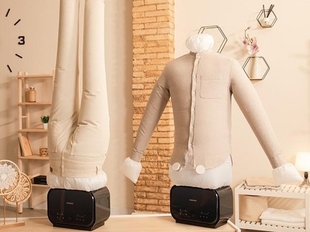 Prasowalnica CECOTEC IronHero 1200 akcesoria górne i dolne, cztery klipsy obciążeniowe, estetyczne wykończenie