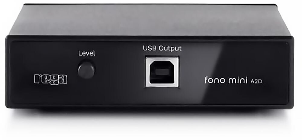 REGA Fono Mini A2D przedwzmacniacz gramofonowy USB archiwizacja płyt winylowych, urządzenie na białym tle