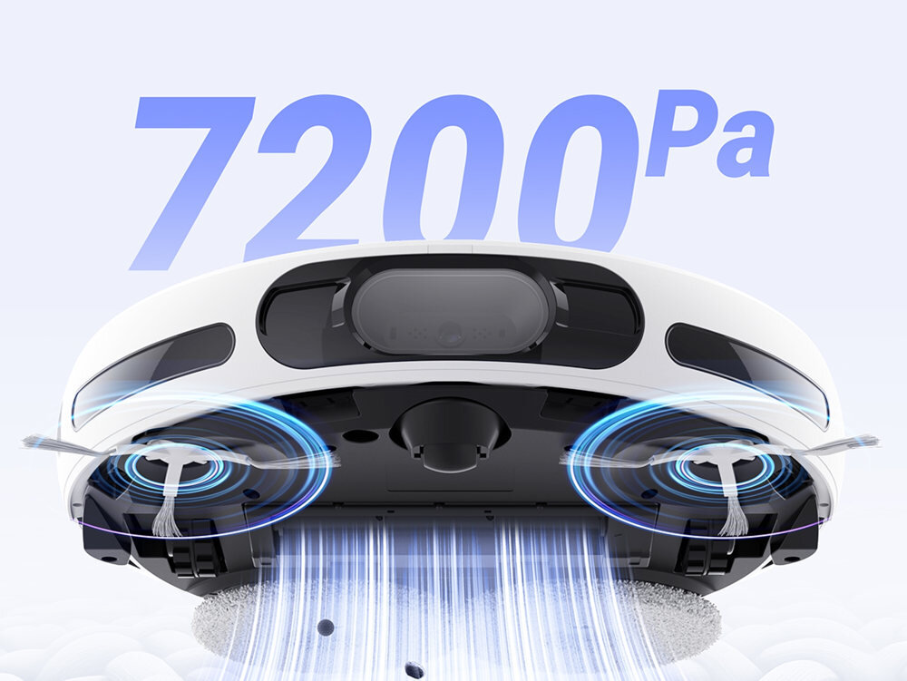 Robot sprzątający EZVIZ RS20 Pro Moc ssania zanieczyszczenia perfekcyjne rezultaty kurz sierść