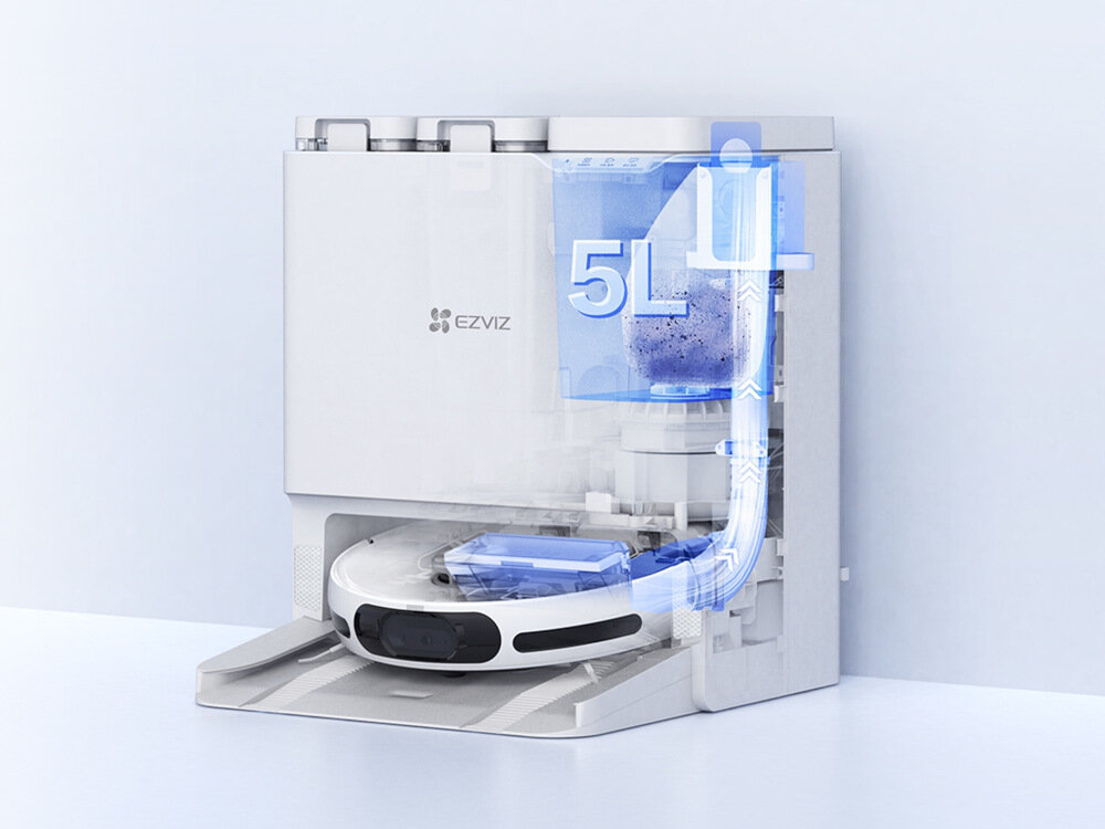 Robot sprzątający EZVIZ RS20 Pro Regularne sprzątanie rzadkie opróżnianie wymiana worka wygodne rozwiązanie