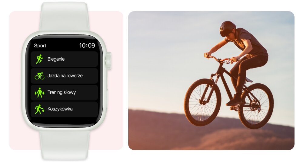 Smartwatch FOREVER IGO 3 JW-500 kroki kalorie aktywnosc pierscienie