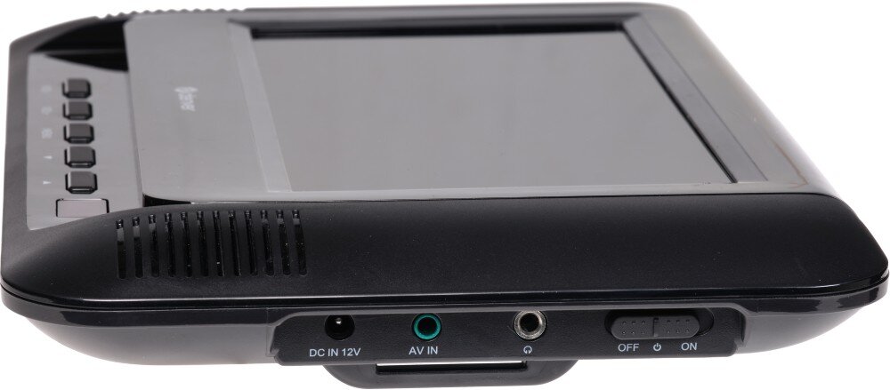 Przenośny odtwarzacz DVD DENVER MTW-793 (dwa ekrany) Czarny uchwyt zasilacze ładowanie
