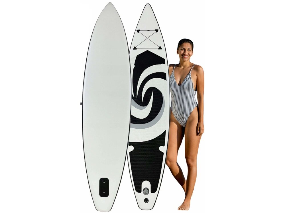 Deska SUP EXTRALINK SUP-1010 350 x 81 x 15 cm innowacyjne rozwiazania wysoka jakosc wymiarach wypornosc 290 l wymiary 350 x 81 x 15 cm
