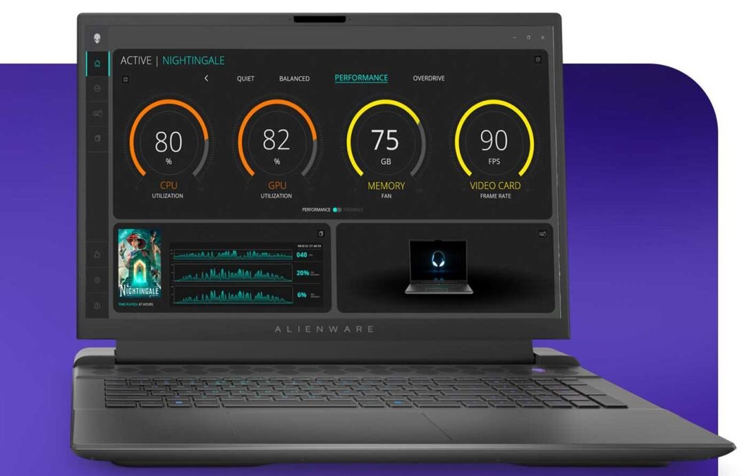 Laptop DELL Alienware M18 R2 18R2 - Alienware Command Center 