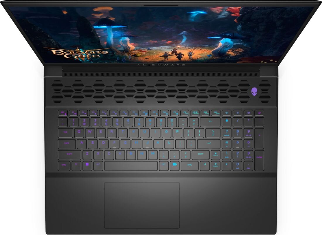Laptop DELL Alienware M18 R2 18R2 - Podświetlana klawiatura RGB 