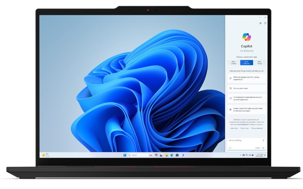 Laptop LENOVO ThinkPad T14s Gen 5 14-calowym WUXGA (1920 x 1200 px) IPS 400 nitów Antyodblaskowa powłoka