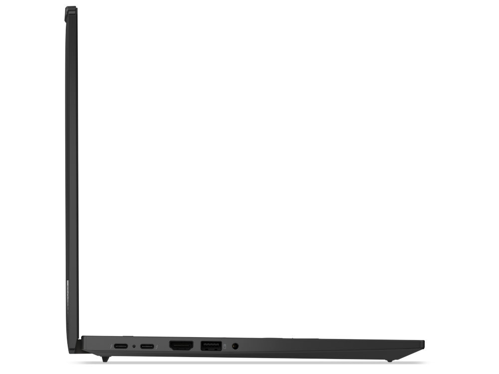 Laptop LENOVO ThinkPad T14 Gen 5 Dwa porty USB-A (USB 3.2 Gen 1, 5Gbps) Always On Dwa porty USB-C Thunderbolt 4 DisplayPort 2.1 HDMI 2.1 rozdzielczość 4K 60 Hz