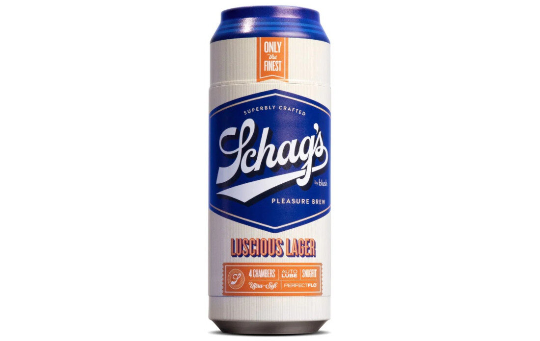 BLUSH Schag’s Luscious Lager Frosted masturbator do penisa Bezpieczny dla ciała jasny kolor wymiary długość penetracja obwód
