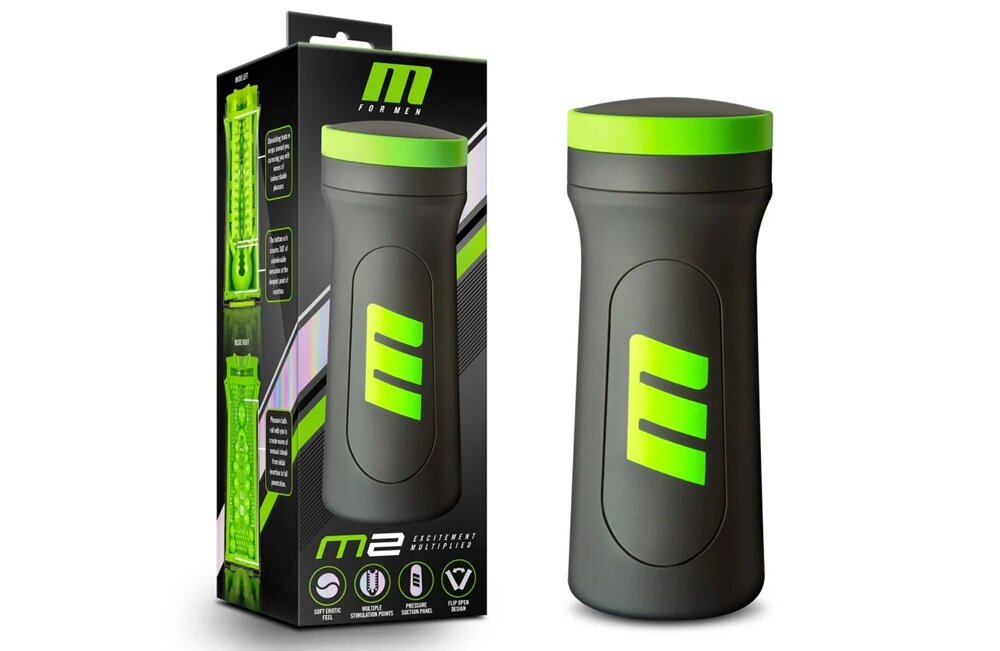 Masturbator BLUSH M for Men M2 Superior Stroker łatwe czyszczenie i mycie, dyskretna konstrukcja, bezpieczne przechowywanie