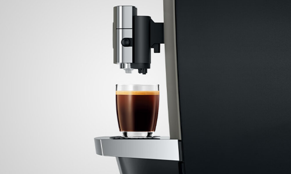 Ekspres JURA X10 Dark Inox (EA) Wysokiej jakości espresso Proces Ekstrakcji Pulsacyjnej P.E.P. intensywny kolor gęsta crema smak aromat
