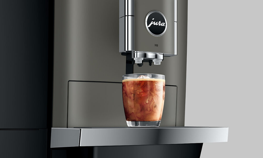 Ekspres JURA X10 Dark Inox (EA) wyjątkowe orzeźwienie Cold Brew technologia Cold Extraction Process