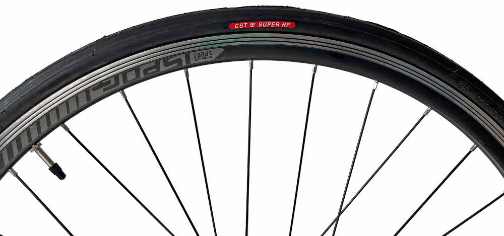 Rower szosowy FONDRIEST Eagle 1.0 D20 28 cali Czarno-różowo-seledynowy kola w rozmiarze 28 cali gladkie opony marki KENDA dwusciankowe obrecze na drogach asfaltowych do wyczynowego kolarstwa szybkiego regularne sprawdzanie ciśnienia powietrza wartość na bocznej części opony