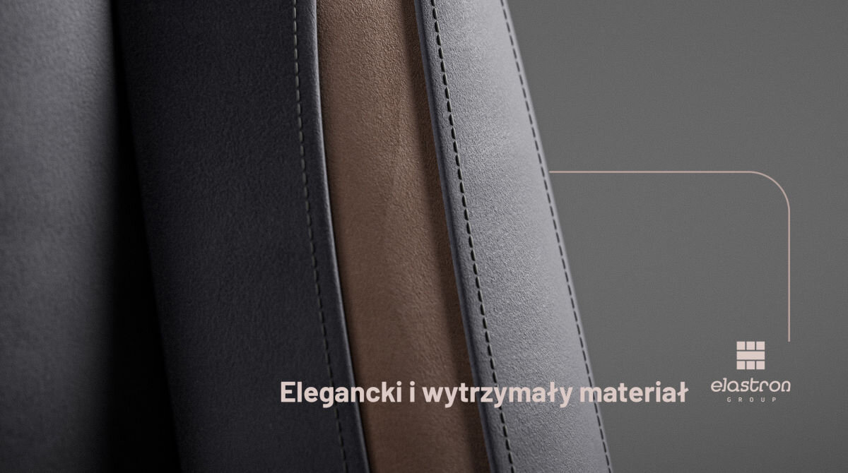 Fotel DIABLO CHAIRS X-Eye 2.0 (L) Czarny tkanina Supersoft Elastron ciemna stonowana kolorystyka przyjemny w dotyku przewiewny hydrofobowa