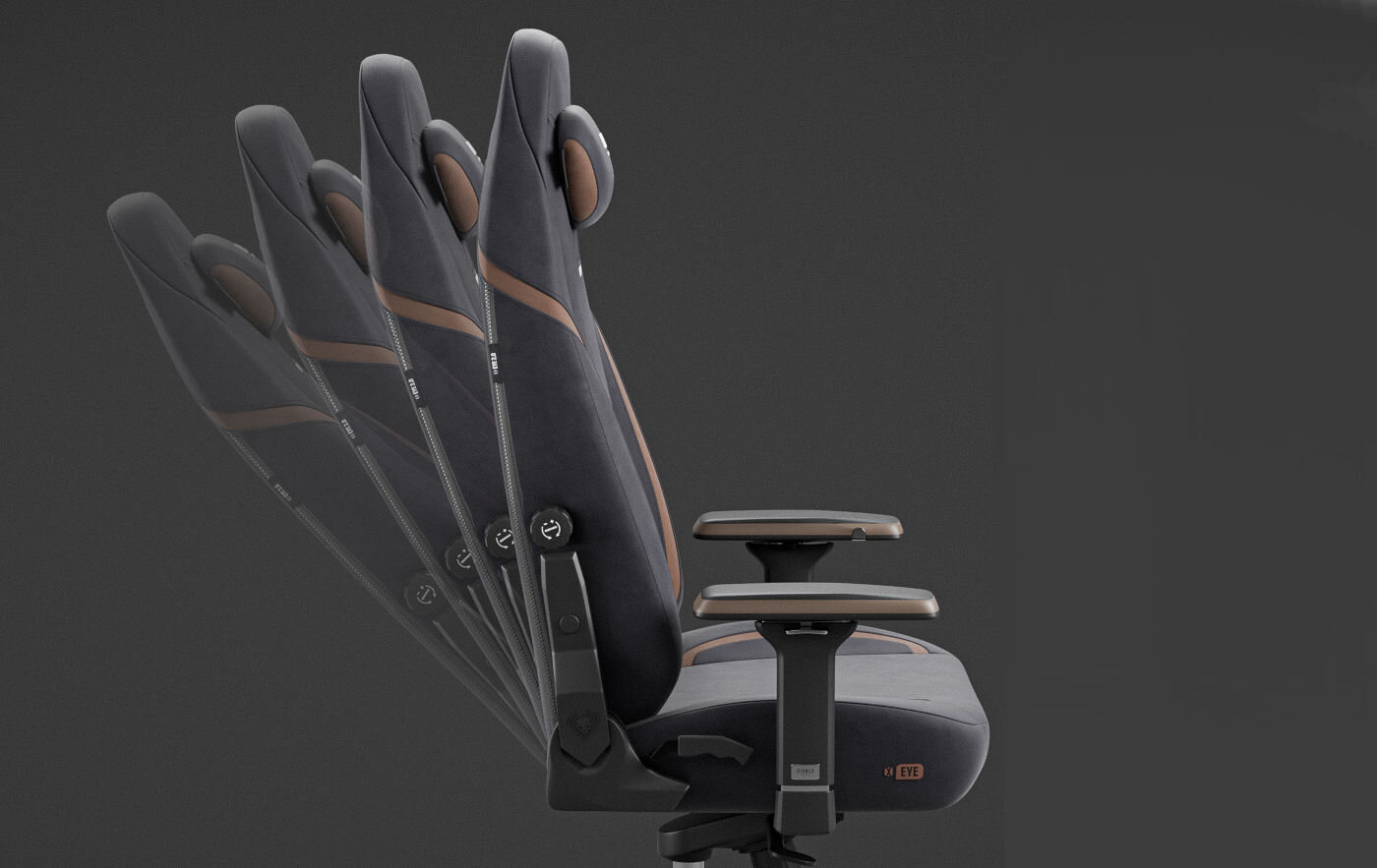Fotel DIABLO CHAIRS X-Eye 2.0 (L) Czarny Tilttech™ Lift Tilttech™ Swing regulacja