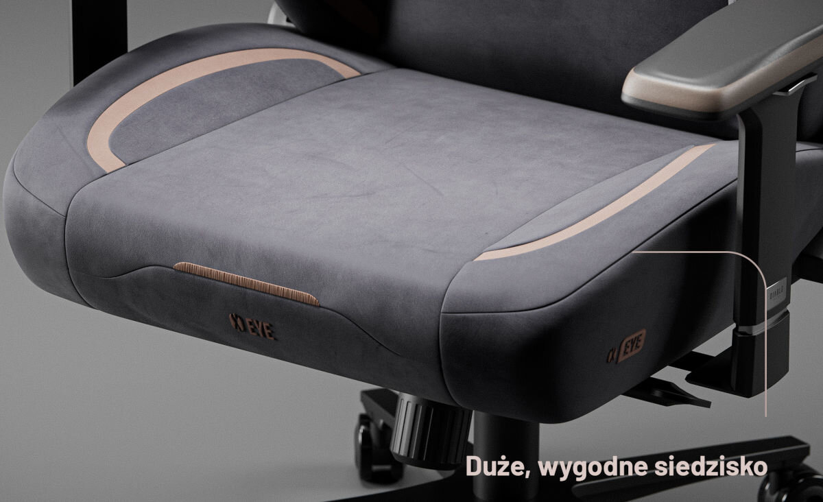 Fotel DIABLO CHAIRS X-Eye 2.0 (L) Czarny unikatowa bryła oparcia subtelny profil boczków siedziska