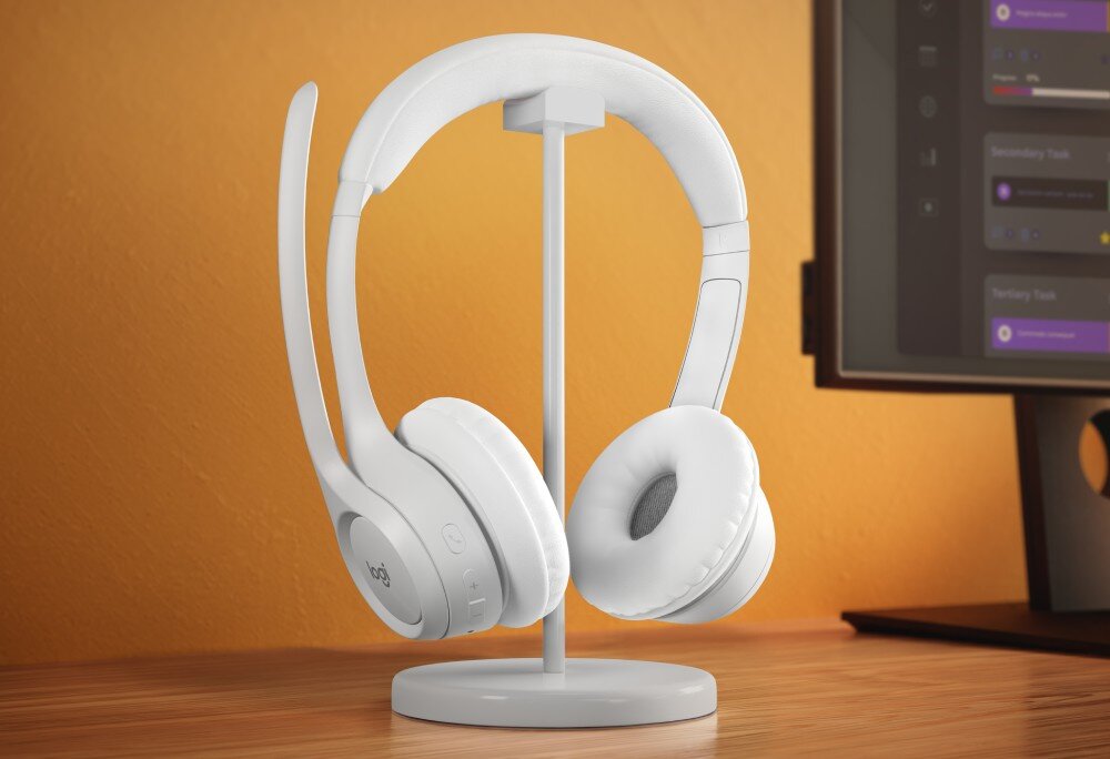 Słuchawki LOGITECH Zone 300 Biały dźwięk głośniki