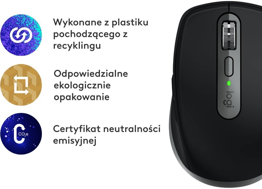 Mysz LOGITECH Anywhere 3s for MAC Szary ekologia środowisko