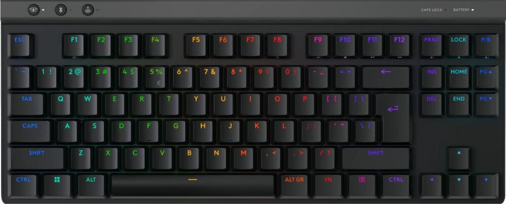 Klawiatura LOGITECH G515 Lightspeed TKL Czarny podświetlenie kolory ustawienia