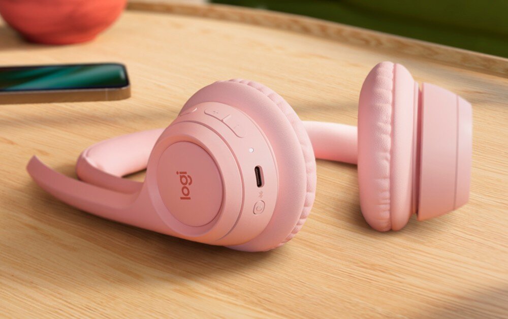 Słuchawki LOGITECH Zone 300 Różowy waga wygoda