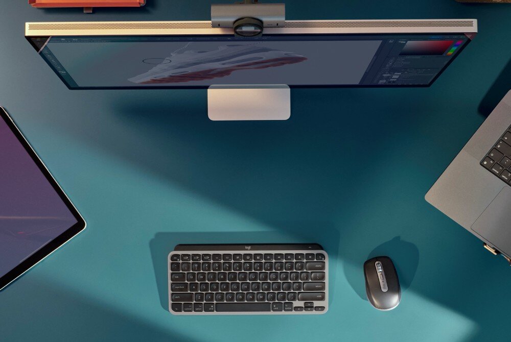 Klawiatura LOGITECH MX Keys Mini for Mac Szary wygląd opis