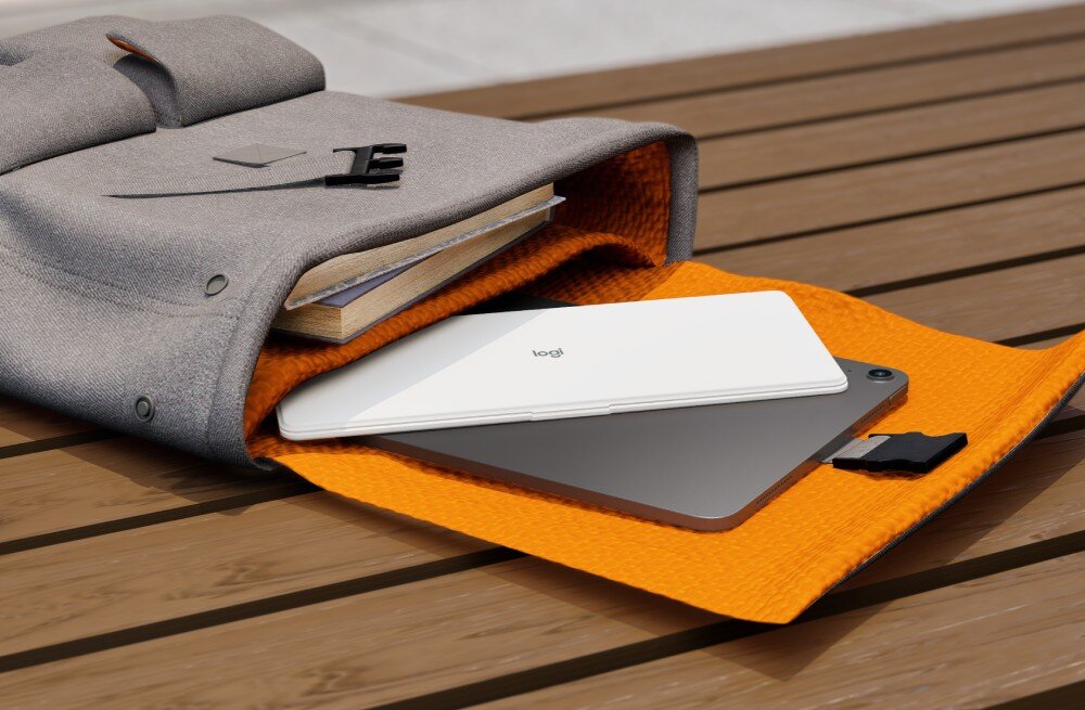 Klawiatura LOGITECH Keys-To-Go 2 for iPad Jasnoszary osłona bezpieczeństwo transport