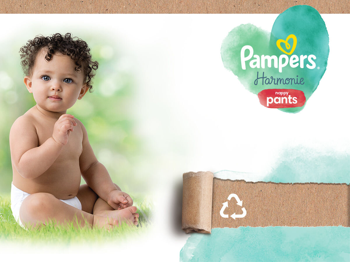 Pieluchy PAMPERS Harmonie Baby 2 (32 szt.) dziecko