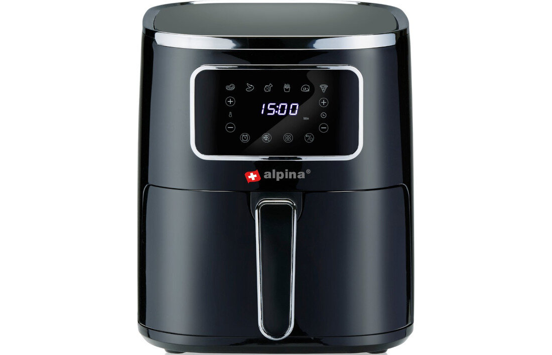 Frytkownica beztłuszczowa ALPINA 871125224687 Air Fryer zintegrowany timer czas ustawienie posiłki