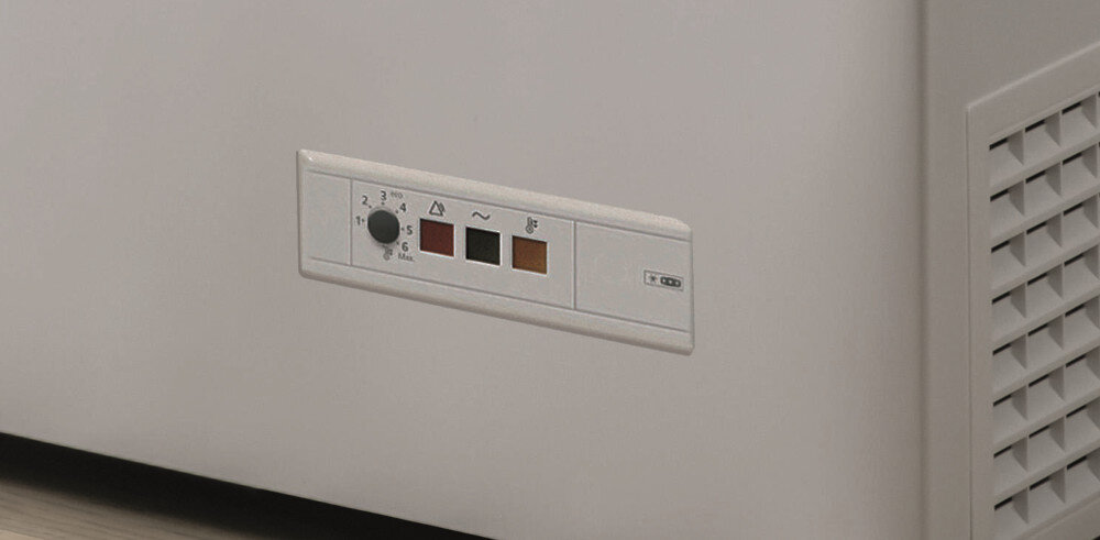 ZAMRAŻARKA WHIRLPOOL WHM31112 2 sterowanie mechaniczne pokrętło lampki diody informacyjne ustawienia temperatura regulacja