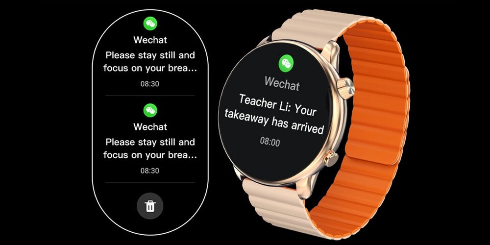 Smartwatch IMILAB Imiki TG2 powiadomienia