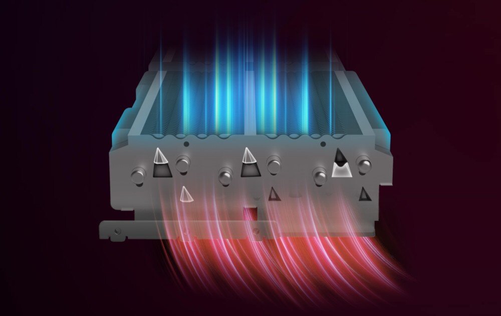 Karta graficzna MSI GeForce RTX 4080 Super Gaming X Trio 16GB DLSS 3 wentylacja żebra radiatory backplate