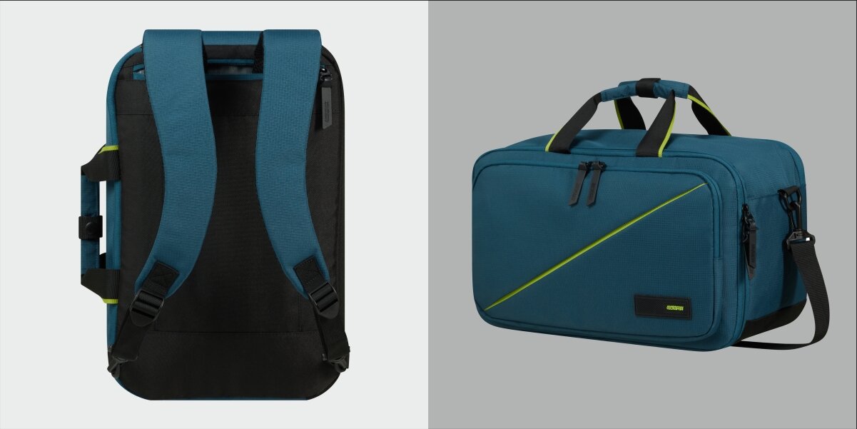 AMERICAN TOURISTER Take2Cabin wygodnych rączek Odczepiany pas na ramię torby na laptopa chowane szelki plecak