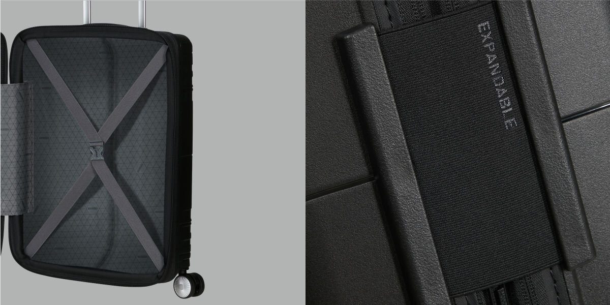 Walizka AMERICAN TOURISTER Hello Cabin 55 cm Szary Nacisk na trwałość