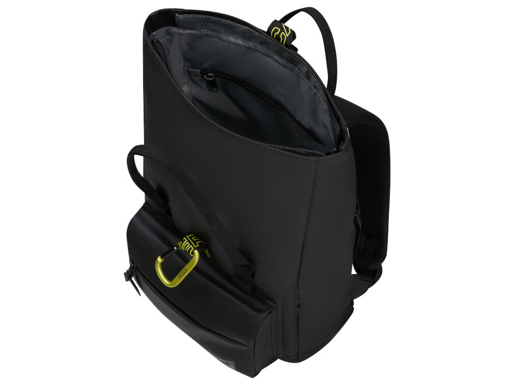 Plecak AMERICAN TOURISTER Urban Groove UG16 City Roll Top Czarny wymiary ok 25 x 36 x 20 cm dodatkowa przestrzeń minimalistyczny design