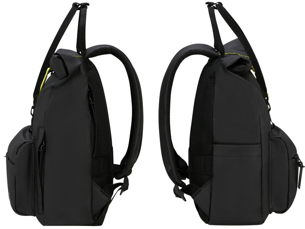 Plecak AMERICAN TOURISTER Urban Groove UG16 City Roll Top Czarny z myślą o środowisku powstał z 13 plastikowych butelek o pojemności 500 ml