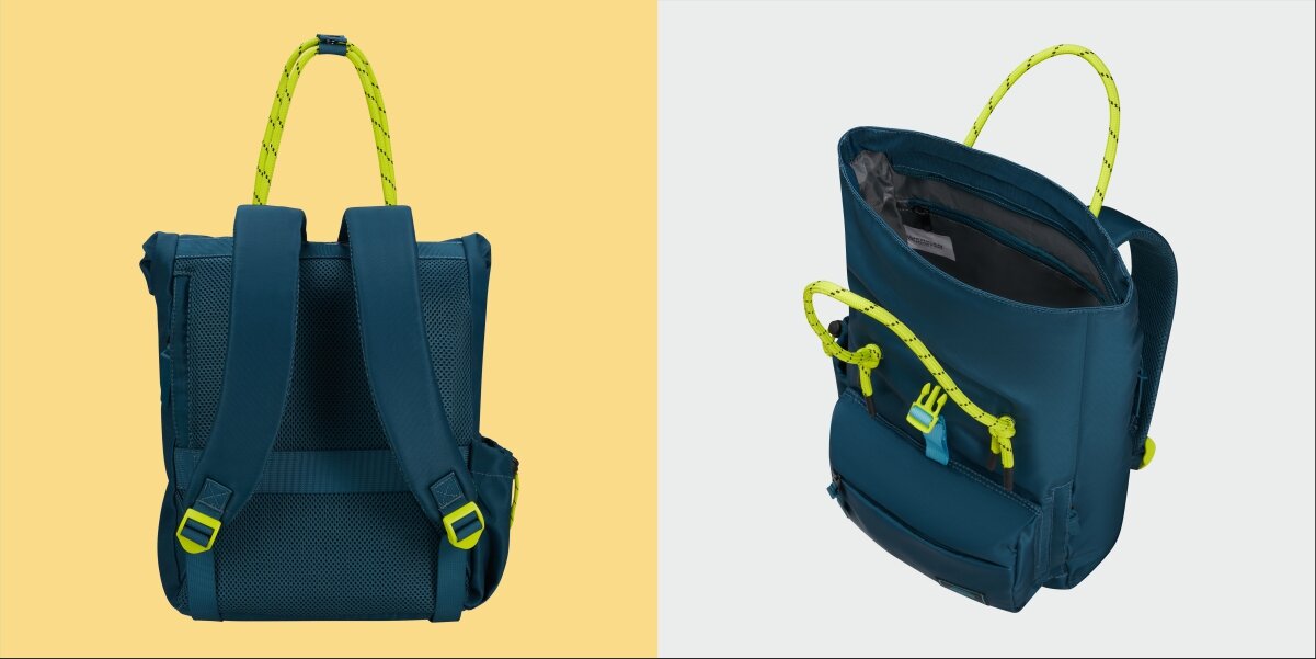 AMERICAN TOURISTER Urban Groove UG16 Główna komora zamek Dwie przednie kieszenie kieszeń bezpieczeństwa