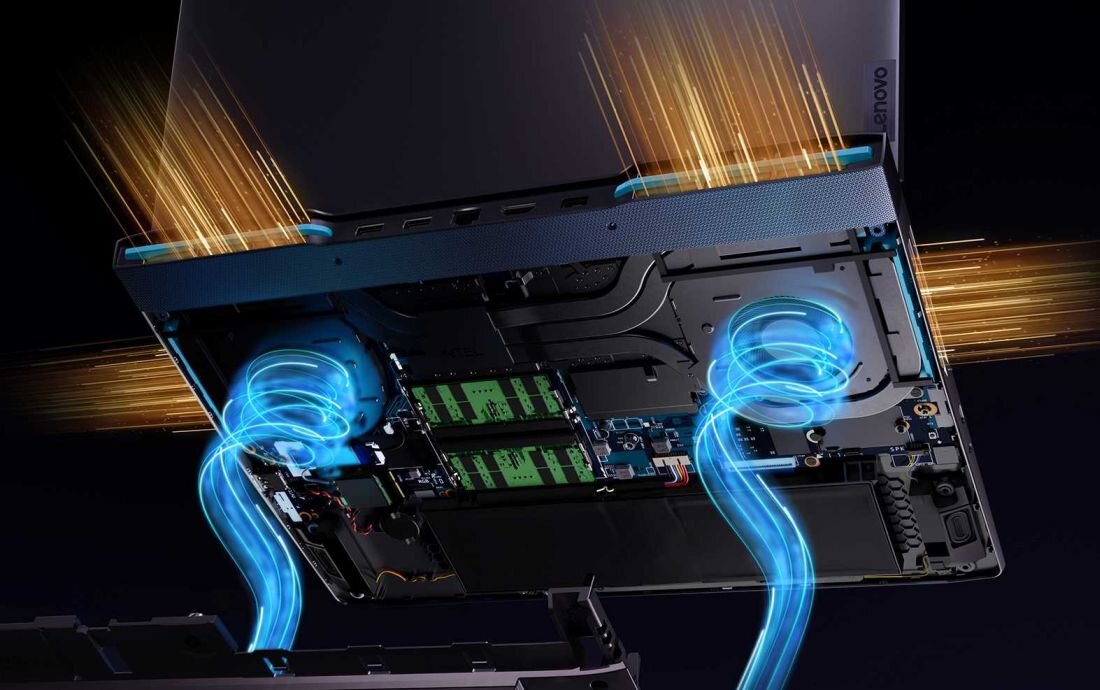 Laptop LENOVO LOQ 15IRH8 - technologia chłodzenia