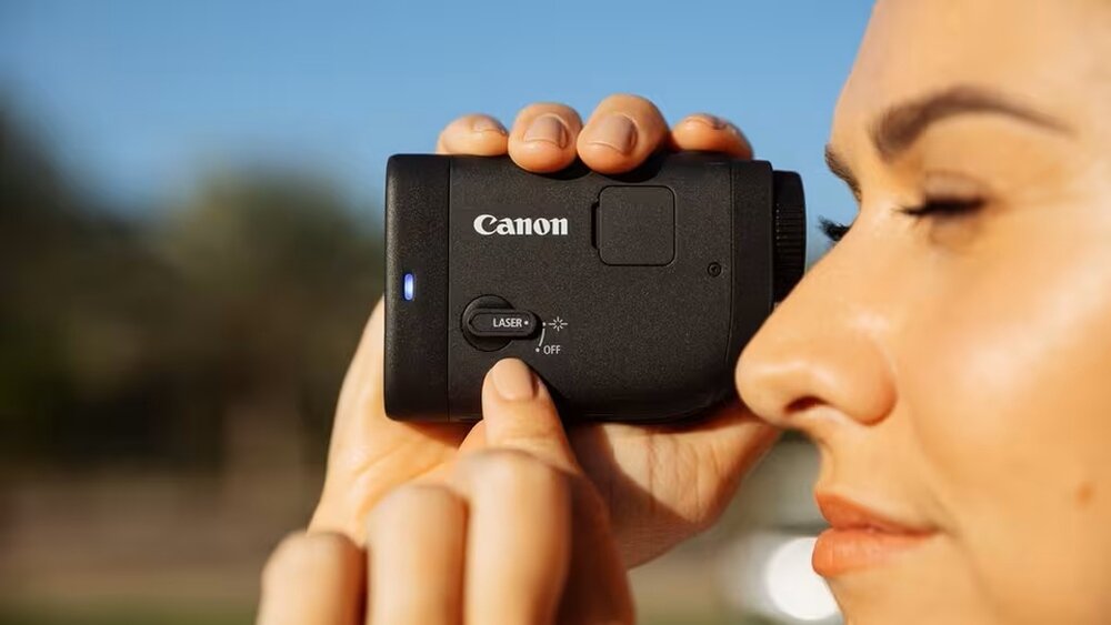 Canon PowerShot GOLF stabilizacja obrazu optyka wizjer elektroniczny