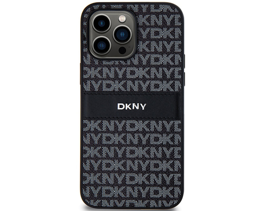Etui DKNY Leather Mono Stripe & Metal Logo olsniewajacy idealnie przylega wyrozniajacy sie wygoda chroni