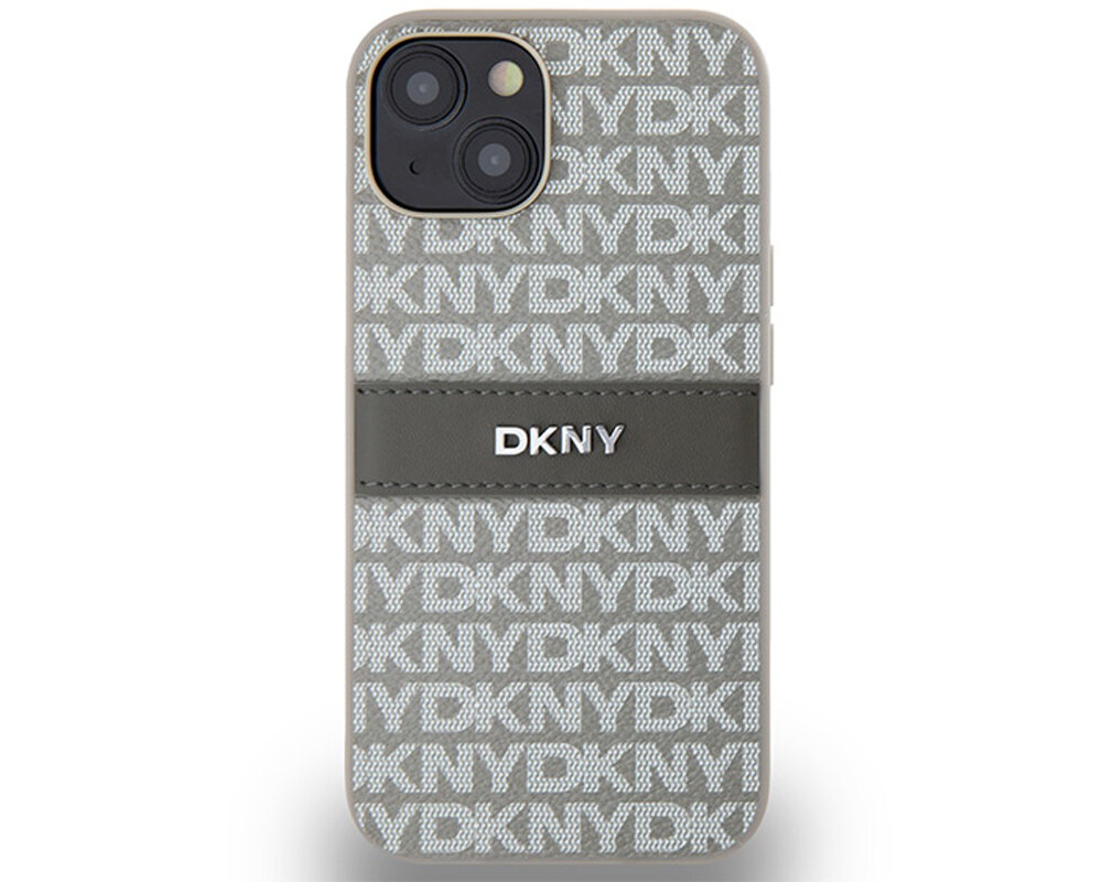 Etui DKNY Leather Mono Stripe & Metal Logo olsniewajacy idealnie przylega wyrozniajacy sie wygoda chroni
