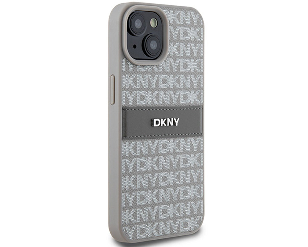 Etui DKNY Leather Mono Stripe & Metal Logo olsniewajacy idealnie przylega wyrozniajacy sie wygoda chroni