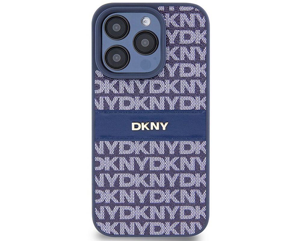 Etui DKNY Leather Mono Stripe & Metal Logo olsniewajacy idealnie przylega wyrozniajacy sie wygoda chroni