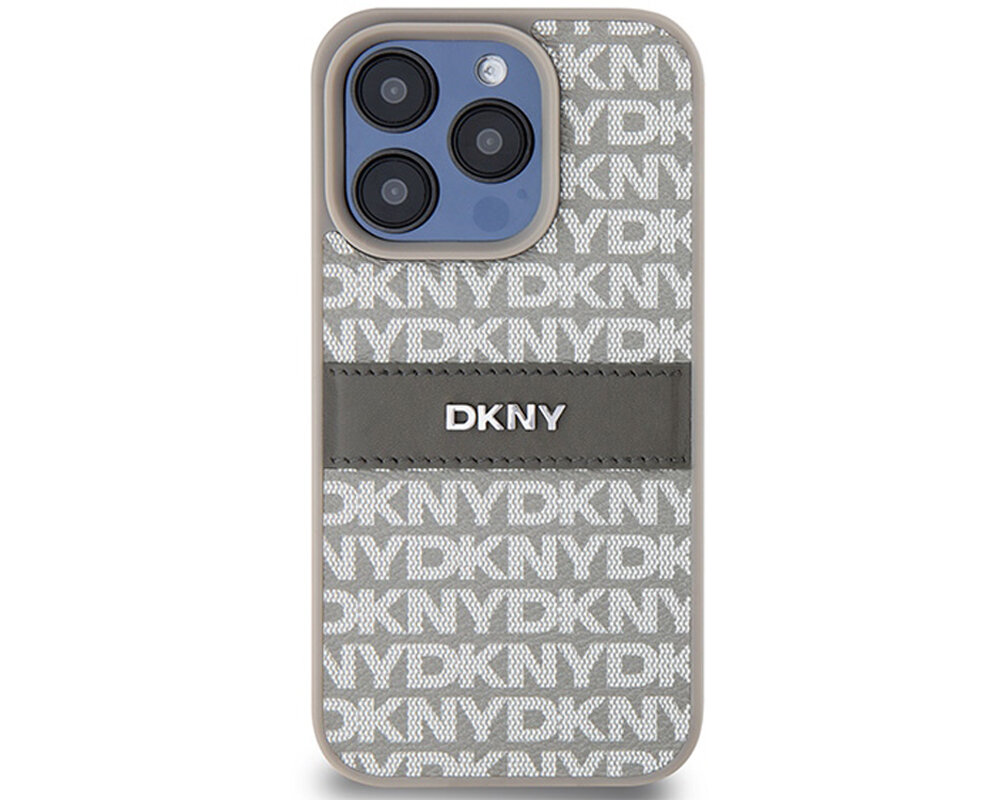 Etui DKNY Leather Mono Stripe & Metal Logo olsniewajacy idealnie przylega wyrozniajacy sie wygoda chroni