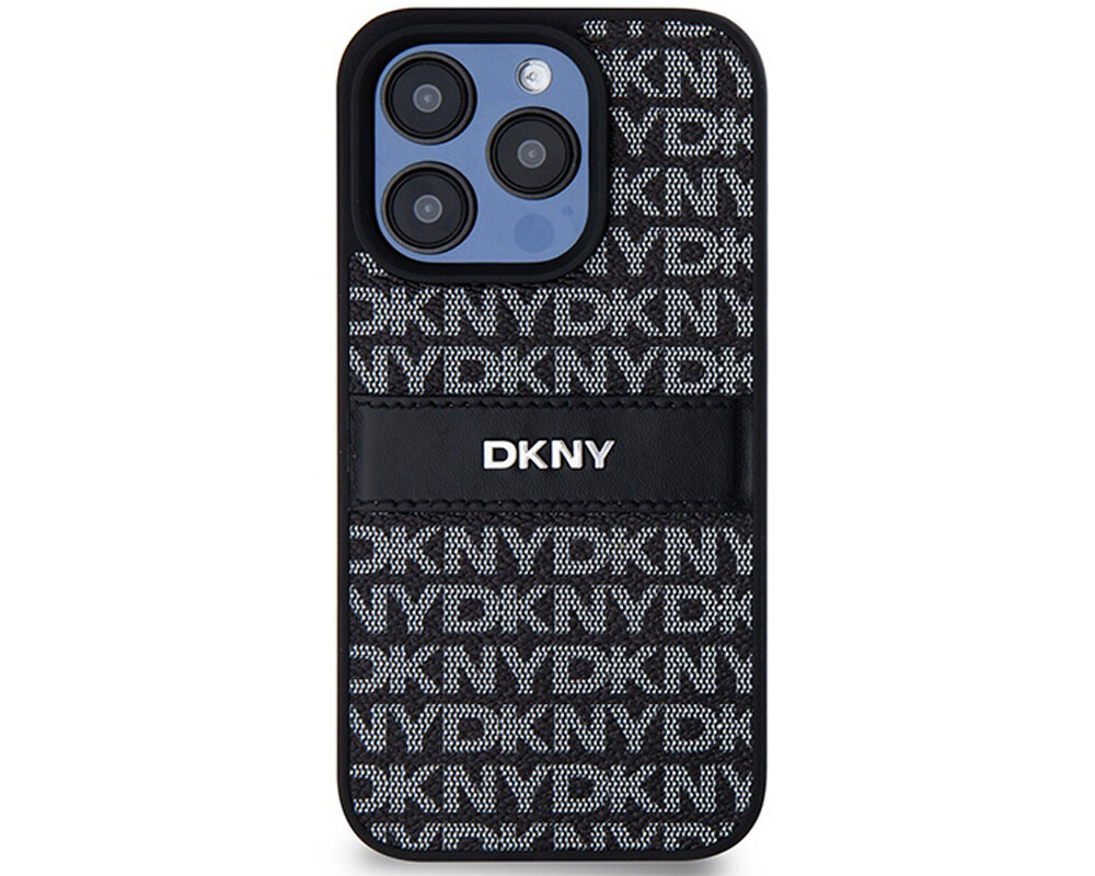 Etui DKNY Leather Mono Stripe & Metal Logo olsniewajacy idealnie przylega wyrozniajacy sie wygoda chroni