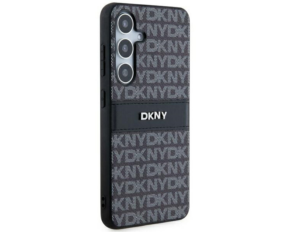 Etui DKNY Leather Mono Stripe & Metal Logo olsniewajacy idealnie przylega wyrozniajacy sie wygoda chroni