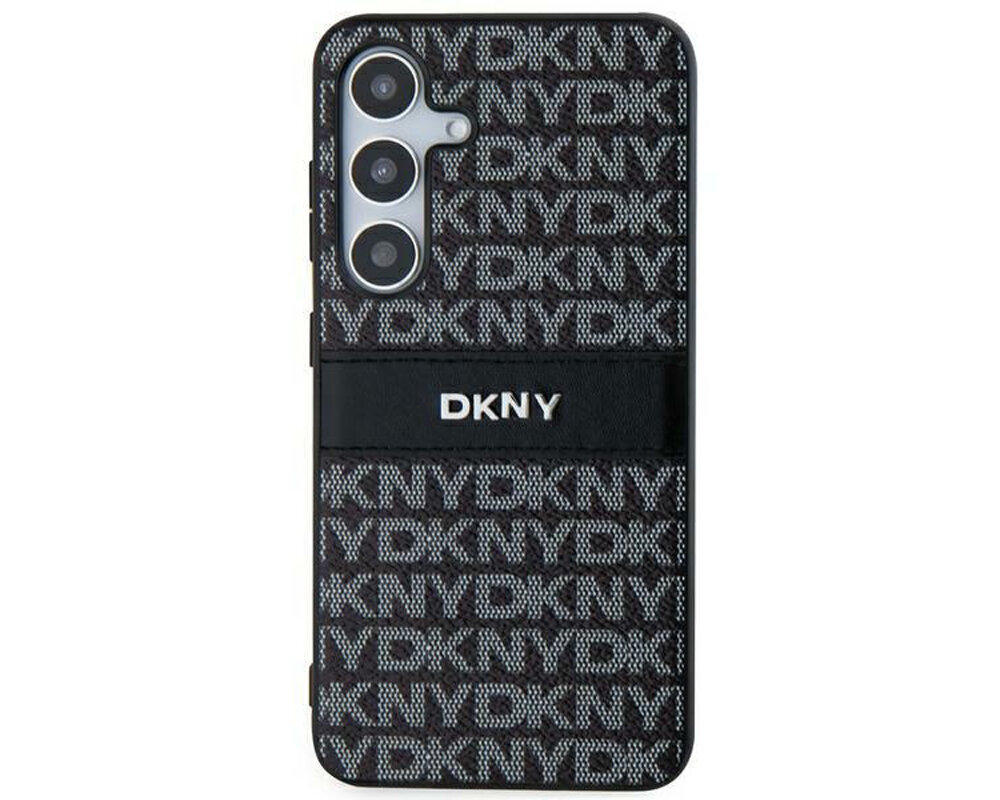 Etui DKNY Leather Mono Stripe & Metal Logo trwale solidne lekkie mocne